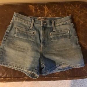jcrew jean shorts